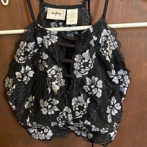 Black lace bralette (Daytrip)